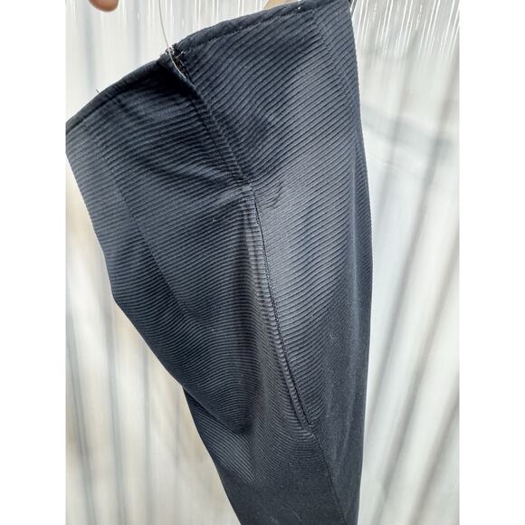 GioFranco Ferre Black Ribbed Pensil Skirt Made in Italy Size 48/ US 12 NWT - Picture 4 of 6